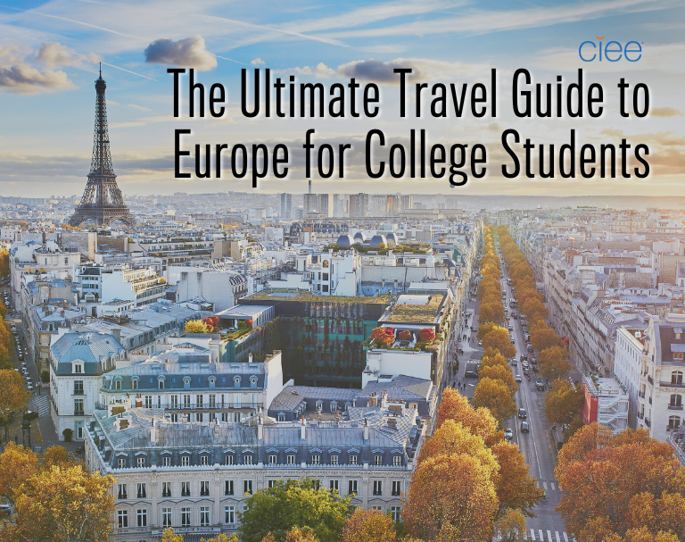 college student travel europe